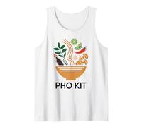 Receta de Sopa de Fideos Pho Kit Camiseta sin Mangas