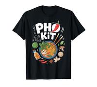 Receta de Sopa de Fideos Ramen asiática Pho Kit Camiseta