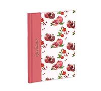 Recetario personal para escribir con 3 marcapáginas de comida con 60 hojas (120 páginas sin numerar) en papel marfil a rayas