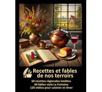 Recettes et fables de nos terroirs: 60 recettes inédites - 60 fables souriantes - 120 vidéos