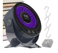 Rechargeable Air Circulator Fan - Portable Desk Wall Mount Fan 3600mAh Battery 150 Speed Adjustable Quiet Oscillating Cooling F́an 17x9x21cm ABS 5V 7.5W For Home Office Bedroom Travel And Camping Use