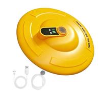 Rechargeable Bait Aerator, Portable Fishing Tank Bubbler, 6x4 Inches Air Pump with Strong Output, Durable ABS Oxygen Aerator, Fish Tank Bubbler with Floating Design, Live Bait Tool for Pond Boat
