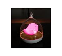 Rechargeable Birdcage Baby Night Light with Touch Control, Pink