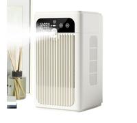 Rechargeable Desk Fan, Portable Quiet Cooling Fan with Time Display