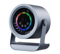 Rechargeable Desk Fan - Quiet LED Displays, Smmooth Surrface Personal Coolers, Ensurre Strong Winds Wall Mounts, Durrable Plasstic Battery Operated Unit - For Home Office Dorm Bedroom Outdoors