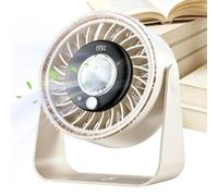 Rechargeable Desktop Fan - Frost Cooling, Quiet Portable Powerful Cooler