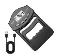 Rechargeable Digital Grip Tester - Portable Hand Strength Gauge | Digital Display Device with Sports Testing Functions, Handgrip Measurement Tool for School, Competition and Hospital Use