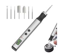 Rechargeable Engraving Tool, Portable Carving Pen, 4.96x0.59 Inches Grinder With 5-Gear Control, Aluminum Alloy Polisher Kit, Craft Etcher With Sleek Design, Precision Engraver For Wood Metal