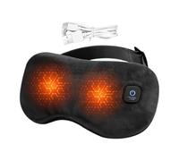 Rechargeable Eye Compress, Cordless Sleep Masque, Adjustable Strap with Washable Fabric, Relaxation Eye Pad, Eyes Masque with Soft Cushion, Reliefs Aid for Home and Bedroom