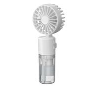 Rechargeable Fans - Portable Misting Fan | Handheld Personal Spray Mist Fan | With Charging Cable & Lanyard, Hand Cooling Device For Travel, Outdoors, Makeup, Camping, Home, And Offices Use