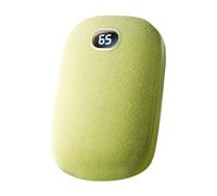 Rechargeable Hand Warmer, Soft Pocket-Sized Heater with Digital Temperature Display and Adjustable Heat Settings, Made of Abs and Aluminum Alloy Material, 4.13x2.76inches