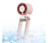 Rechargeable Handheld Fan | 199 Gears Foldable With LED Display | Personal Cooling Fan | For Beach Outdadjustable Wind Levels To Meet Flexible Cooling Needs, And Its Clear LED Display Shows Real-time