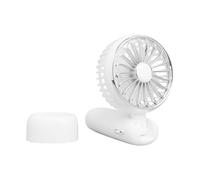 Rechargeable Handheld Fan, Compact & Quiet Personal Desktop Air Cooler, Portable Mini Fan for Office, Travel, and Outdoor Use, Adjustable Speeds, USB Powered, Perfect Summer Cooling Tool