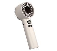 Rechargeable Handheld Fan, Mini Cooling Fan Device, 16x5.8x5.5cm/6.3x2.28x2.17 Inches, Digital Display Quiet Air Cooler with Strong Battery Design, Personal Cooling Fans, for Outdoor Home Desk Use