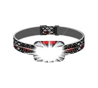 Rechargeable Headlamp, Super Bright Lightweight Waterproof Powerful LED Head Torch with Red Light, Motion Sensor, 8 Lighting Modes, 25H Runtime for Ru