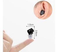 Rechargeable Hearing Aid Mini Inner Ear Deaf Amplifier for the Elderly Intelligent Noise Reduction with Charging Box