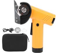 Rechargeable High-Speed Cardboard Cutter, Cordless Electric Scissors with LED Display, Cardboard Cutter with 2 Blades, for Cuts Cloth, Leather, Carpet