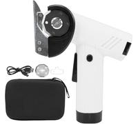Rechargeable High-Speed Cardboard Cutter, Cordless Electric Scissors with LED Display, Cardboard Cutter with 2 Blades, for Cuts Cloth, Leather, Carpet