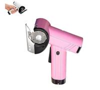 Rechargeable High-Speed Cardboard Cutter, New Rechargeable Cardboard Box Cutter,Cordless Electric Scissors,with Brushless Motor, Tungsten Steel 3 Blades, For Fabric, Leather, Carpet (Pink)