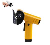 Rechargeable High-Speed Cardboard Cutter, New Rechargeable Cardboard Box Cutter,Cordless Electric Scissors,with Brushless Motor, Tungsten Steel 3 Blades, For Fabric, Leather, Carpet (Yellow)