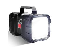 Rechargeable Led Flashlight 10000mah 1200lm Ultra Standby High Camping 7 Modes with Usb Bank Output