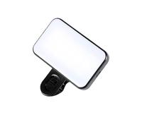 Rechargeable LED Phone Light with High-Power Clip, Adjustable Brightness and Light Modes, Portable Selfie Fill Light for Camera Video Streaming, Vlogging, Makeup, and Video Calls