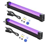 Rechargeable Luz LED Ultravioleta UV, 395nm Bombilla Luz Negra Ultravioleta para Halloween Fiestas Boda Iluminación