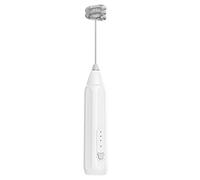 Rechargeable Milk Frother - 3-Speed Adjustable Handheld Electric Foam Maker and Mixer for Latte, Cappuccino, Matcha, Chocolate, Egg, Milk Tea, Daily Beverage Preparation, 8.86x0.98x0.98 inch