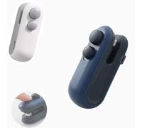 Rechargeable Mini Bag Sealer with Cutter and Magnet, Portable Handheld 2 In 1 Mini Bag Sealer Rechargeable for Plastic and Snack Bags (Blue)