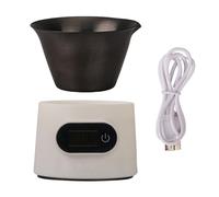 Rechargeable Mini Coffee Scale, 2-in-1 Mini Weight Digital Coffee Scale with Stainless Steel Dosing Cup Electronic Bean Measuring High Precision for Home Barista Brewing