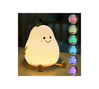 Rechargeable night light, children's night light, baby lamp, 7 colors, LED silicone night light, baby bed lamp, touch for children