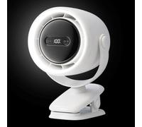 Rechargeable Portable Clip Fan | 100-Speed Quiet Travel Cooling Fan