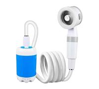 Rechargeable Portable Shower Pump with 5000mAh Battery, 2M Hose and Spray Modes, Multi-Purpose Outdoor Water Sprayer for Camping Beach Car Washing Pet Bath Travel Use