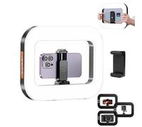 Rechargeable Selfie Portable Ring Light - Adjustable Bicolor Fill Light, Phone Video Stabilizer for iPhone with 4400mah Built-in Battery (Only Fill Light)