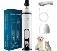 Rechargeable Silent Pet Nail Grinder - 2026 Upgraded USB Electric Trimmer File for Dogs