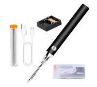 Rechargeable Soldering Iron Kit - Soldering Iron Wireless | Soldering Iron Pen 3 Speed | Electrical Welder Tool Wireless Precision Fast Heating for Industrial Plumbing Repair Making Craft
