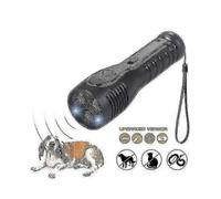 Rechargeable Ultrasonic Dog Repellent Dog Bark Deterrent with Led Flashlight Handheld Anti Barking Device Safe Pet Training Aid Good Behavior