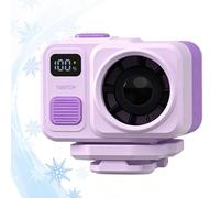 Rechargeable Waist Fan, Clip On, LED Display Portable Comfort Design, Gear Accessories for Cycling Jobsite Camping Road Trip Beach Men Women Teens, Holiday Events Gift, Top Cooling Tools for Hobby Use