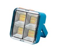 Rechargeable Work Light | Led Outdoor Lights | Portable Work Light | Solar Powered Work Light | Energy-Saving Working Light for Camping, Survival, Led Work Light with Handle