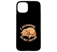 Recharging Sleeping Cat Do Not Disturb Carcasa para iPhone 15 Plus