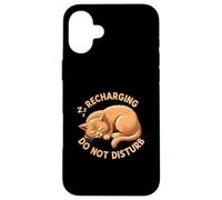 Recharging Sleeping Cat Do Not Disturb Carcasa para iPhone 16 Plus