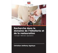 Recherche dans le domaine de l'hôtellerie et de la restauration