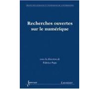 Recherches Ouvertes Sur Le Numérique (ebook)