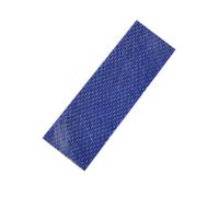 RECHERE 1 mango de cuchillo para losas de escamas C-Tek, resina, piel de serpiente, patrón de panal, cuchillos para hacer espadas, material azul brillante, 120 x 40 x 8 mm