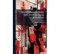 Rechtsphilosophie Des Jean Jacques Rousseau