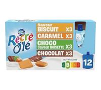 Recibido O'lé Gouter Lácteos Quadri Variedades Chocolate/Caramelo Sabor Galleta/Brownie 1,02 kg
