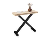 Recibidor consola xeon roble salvaje - negro 90 x 80 x 30 cm