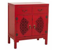 Recibidor de madera con 2 cajones y 2 puertas 66x36x78h