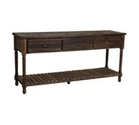 Recibidor de madera, con dimensiones de 184,5x50x86,8 cm