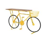 Recibidor home esprit amarillo negro 160 x 40 x 88 cm